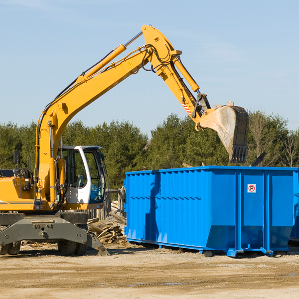 can i choose the location where the residential dumpster will be placed in Monument